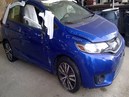2017 HONDA FIT, BLUE, EX-L MODEL, 1.5L, AT,  A25199